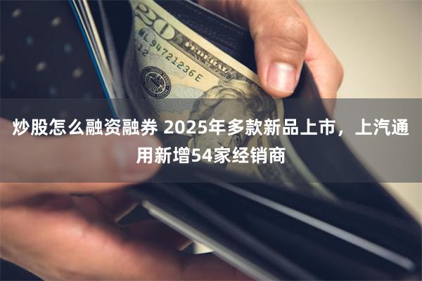 炒股怎么融资融券 2025年多款新品上市，上汽通用新增54家经销商