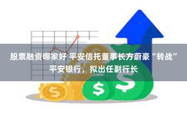 股票融资哪家好 平安信托董事长方蔚豪“转战”平安银行，拟出任副行长